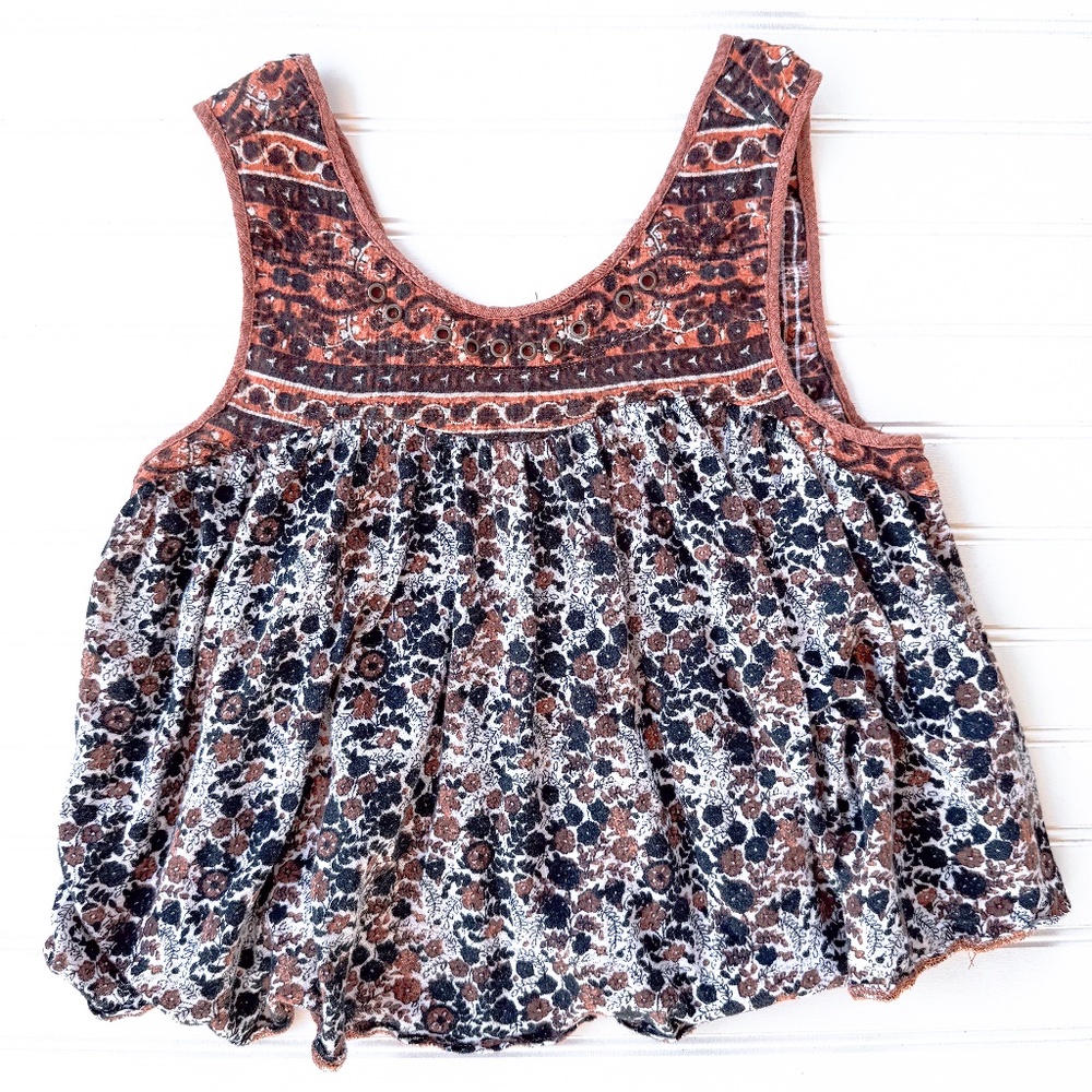Free People Lucky Coin Tank Top XS